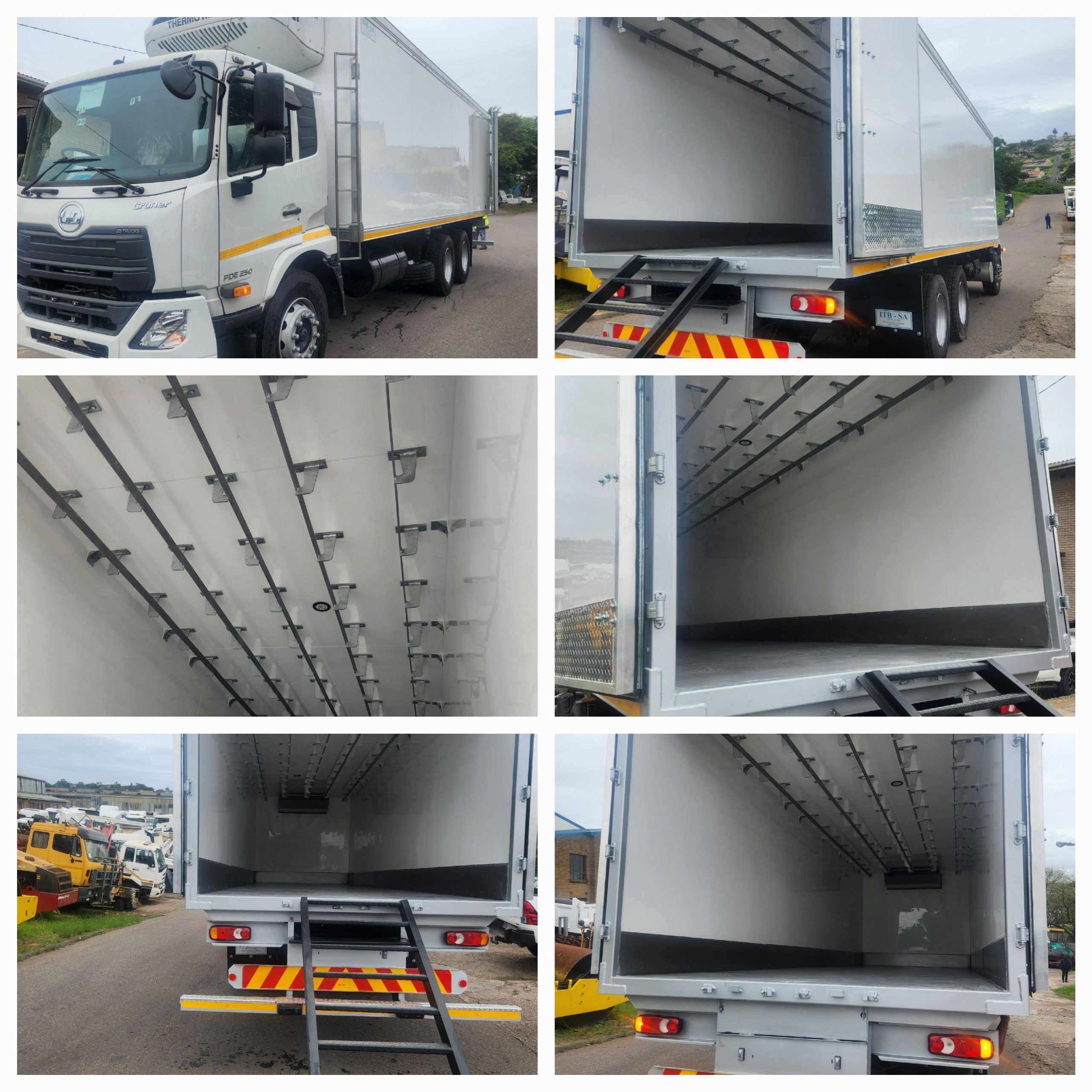 Insulated Load Body for Hanging Meat Carcasses
